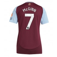 Maglia Calcio Aston Villa John McGinn #7 Prima Divisa Donna 2024-25 Manica Corta